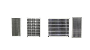 solar panels collection 3D model