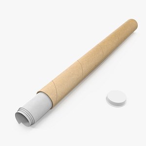 Cardboard Tube with Papers
