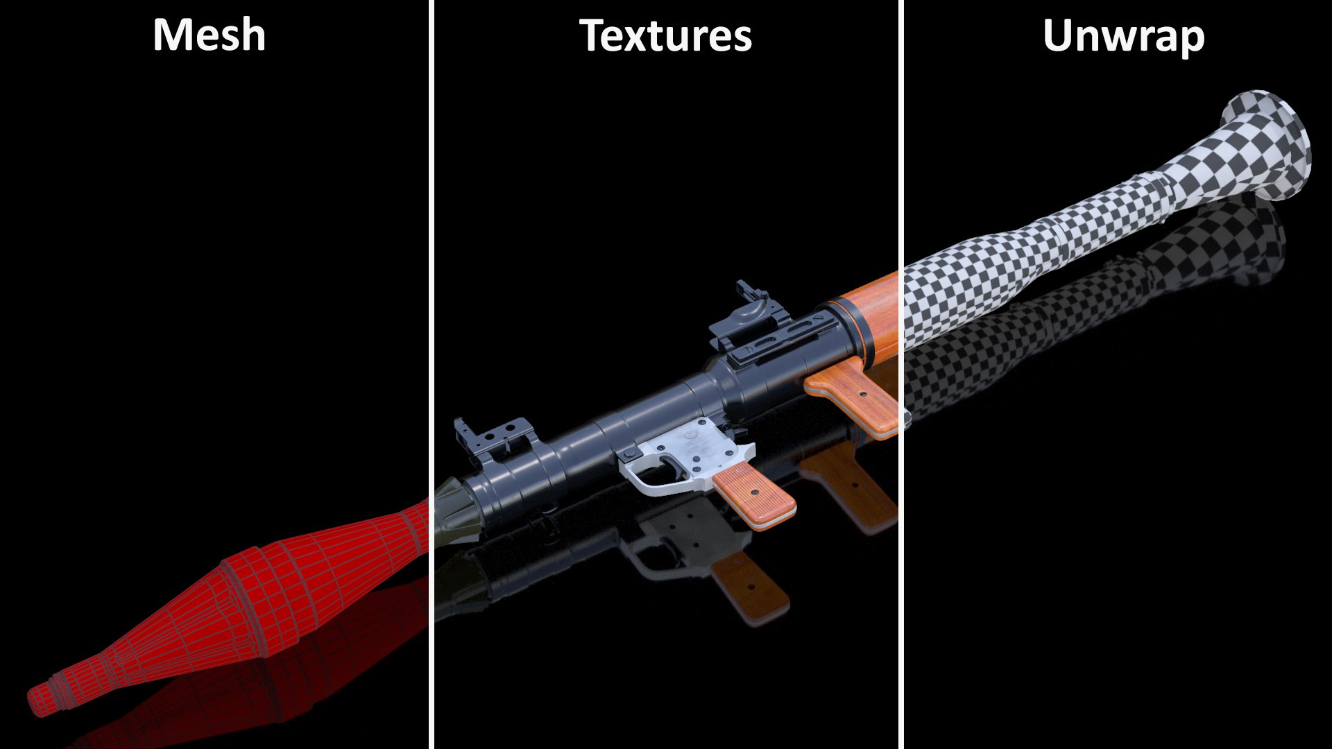 3D RPG-7 Rocket Propelled Grenade Launcher https://p.turbosquid.com/ts-thumb/rB/xFaXMn/ai/rpg7rocketpropelledgrenadelauncher3dsmodel019/jpg/1710790545/1920x1080/fit_q87/6b7357374b26f62c9624e2fadab5dbf15d7ce4cc/rpg7rocketpropelledgrenadelauncher3dsmodel019.jpg