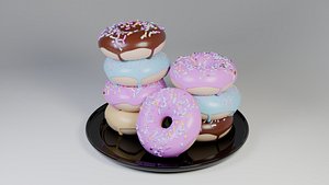 Donut Stack on plate
