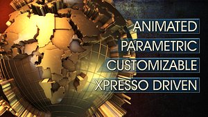 3d model earth rig xpresso