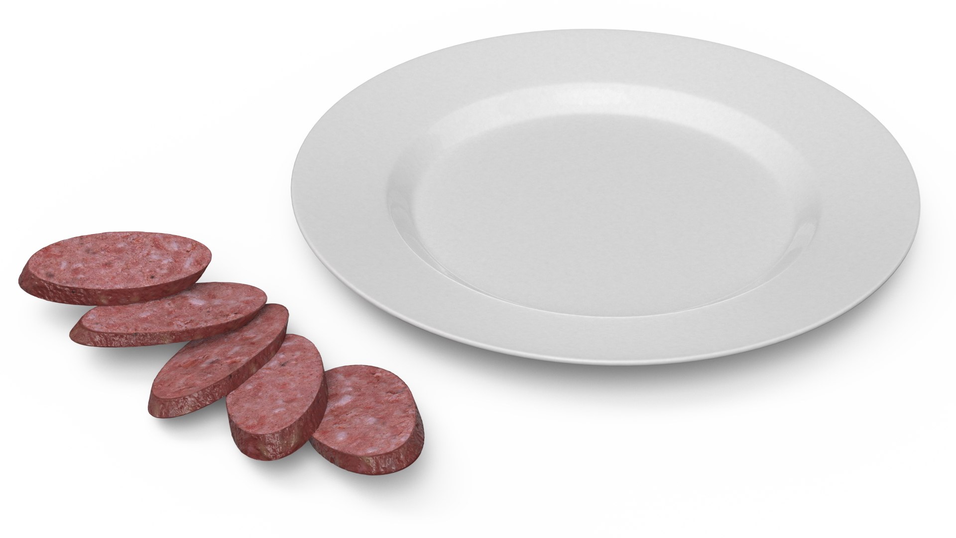 Smoked Sausage on Plate 3D model https://p.turbosquid.com/ts-thumb/rC/3ObvkY/5D/smokedsausageonplatec4dmodel009/jpg/1710202178/1920x1080/fit_q87/51f4d294d7de06e6017a2c7e46950a283cefb0ca/smokedsausageonplatec4dmodel009.jpg