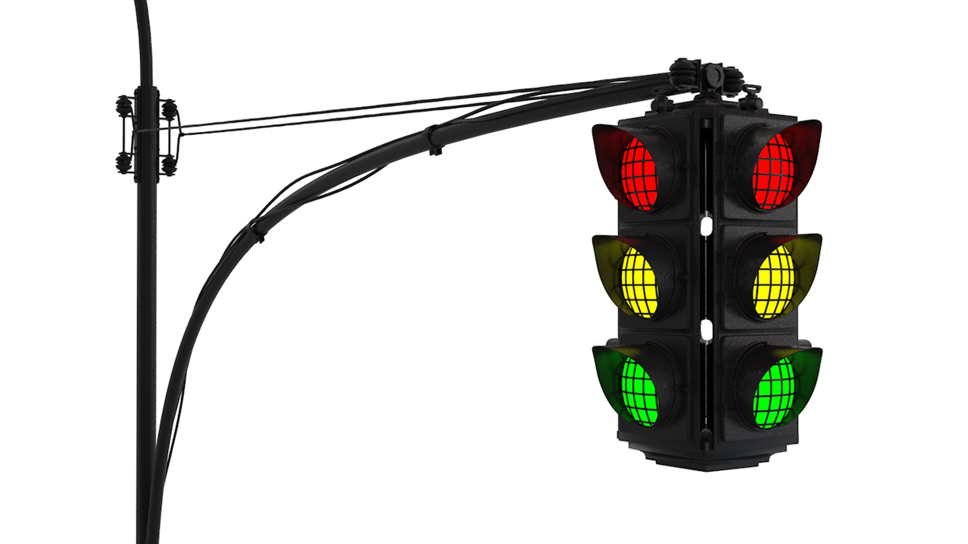 3D Model Traffic Lights - TurboSquid 1211160