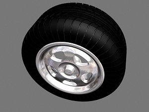 wheel tire 3d model