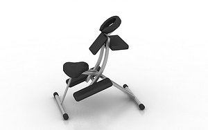 3d model chair massage
