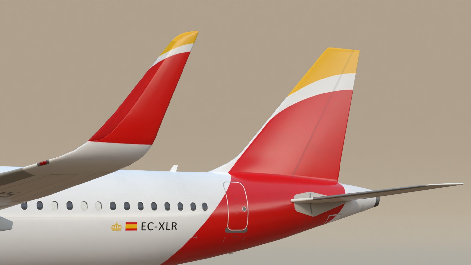 3D IBERIA Airbus A321 XLR SC - TurboSquid 2281381
