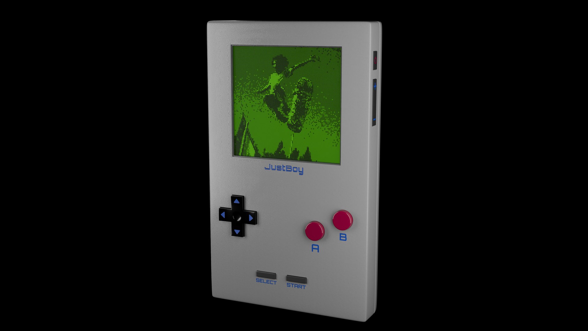 3D Model JustBoy Console Gameboy Alternative Handheld 4k Resolution ...
