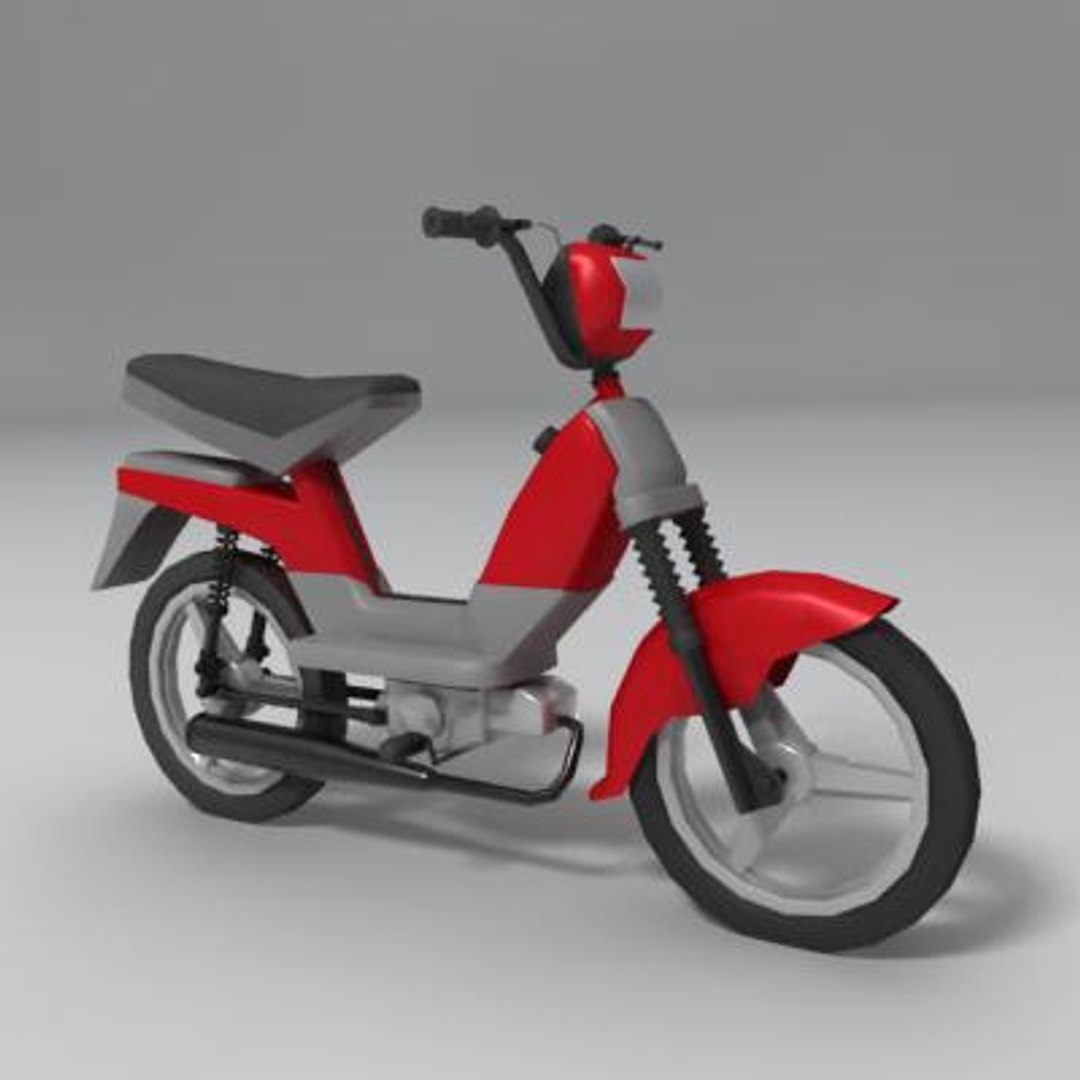 Street Bikes Modeled 3d Model