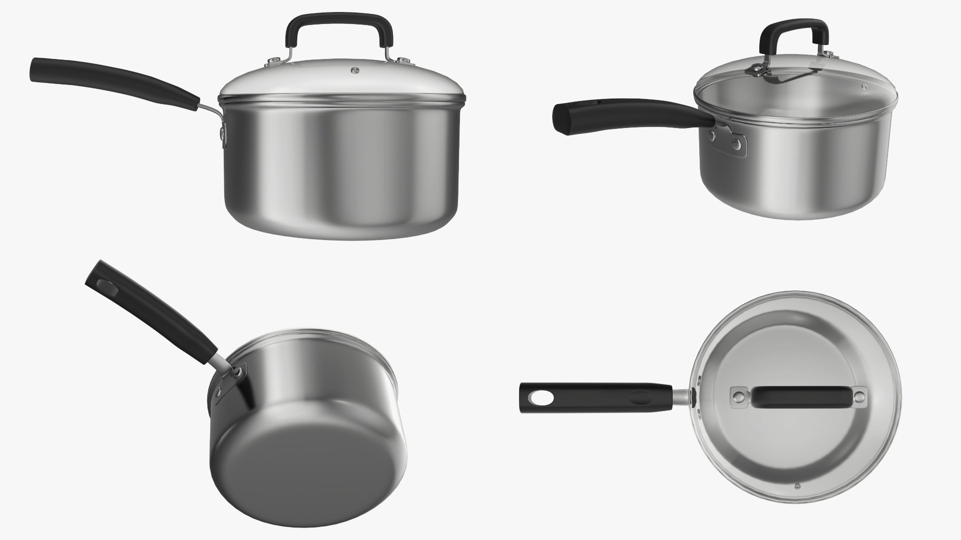 Kitchen Cookware Set PBR Model - TurboSquid 1742758
