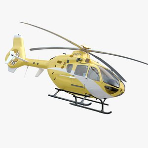 Animated EC 135 Yellow