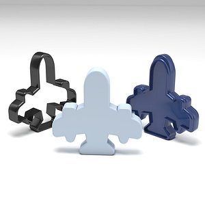 Airplane Symbol 3D