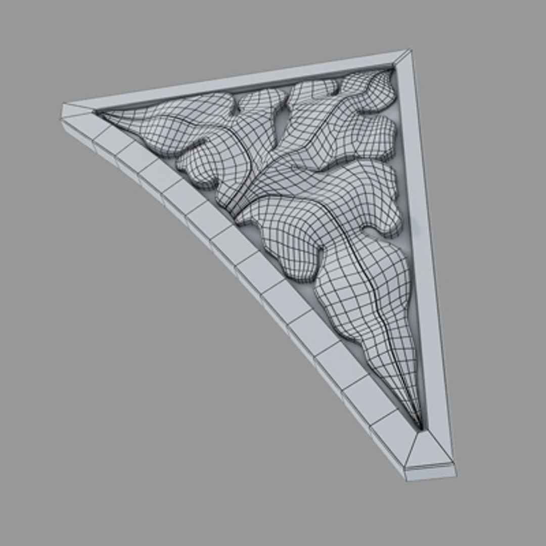 Spandrel Wooden 3d Model