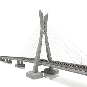 lekki ikoyi bridge lagos 3D model