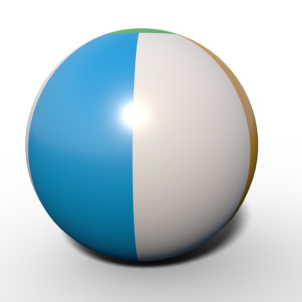 modelo 3d Beach Ball - TurboSquid 2058698