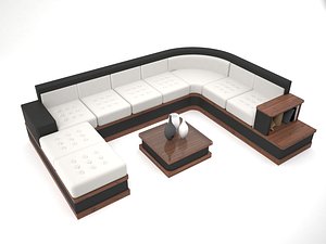 sectional sofa 3D