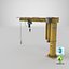 Jib Crane GameReady LODs 3D model