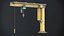 Jib Crane GameReady LODs 3D model