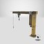 Jib Crane GameReady LODs 3D model