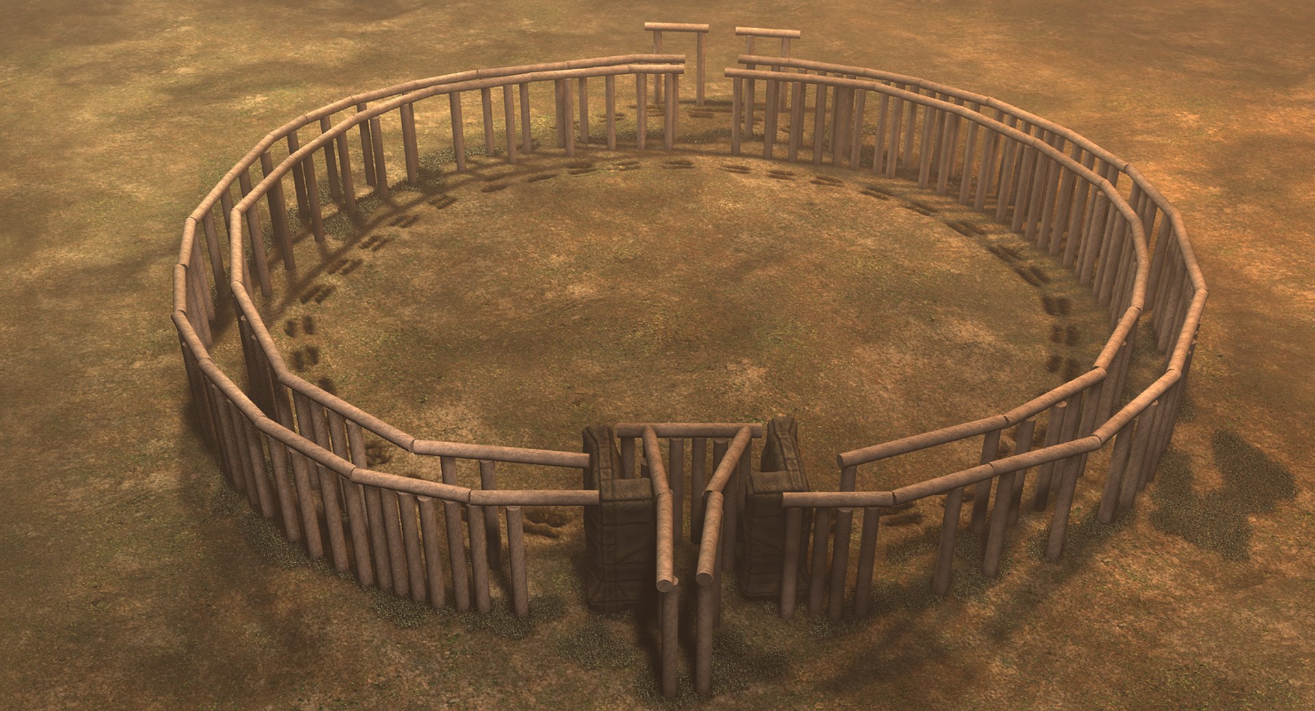 Research Neolithic Newgrange Henge 3D Model - TurboSquid 1382699
