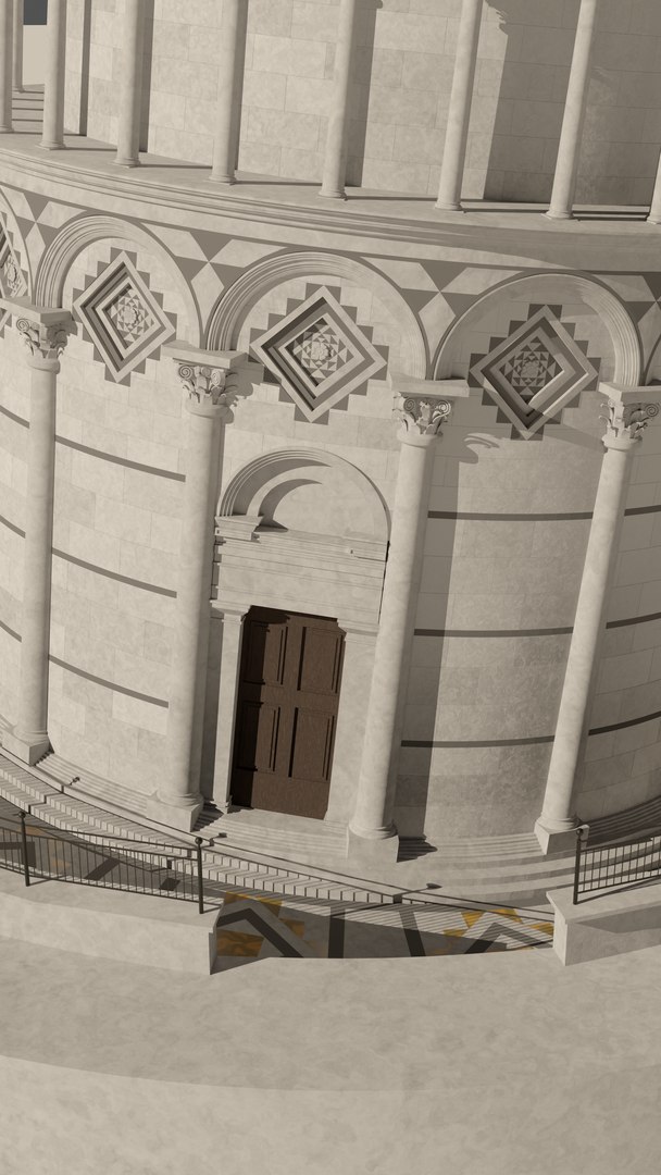 Leaning Tower of Pisa 3D model https://p.turbosquid.com/ts-thumb/rD/6OiF74/Ko/0001a/png/1639682288/1920x1080/fit_q87/5aeb124357bc108b3f469426a1520730c21b23e5/0001a.jpg