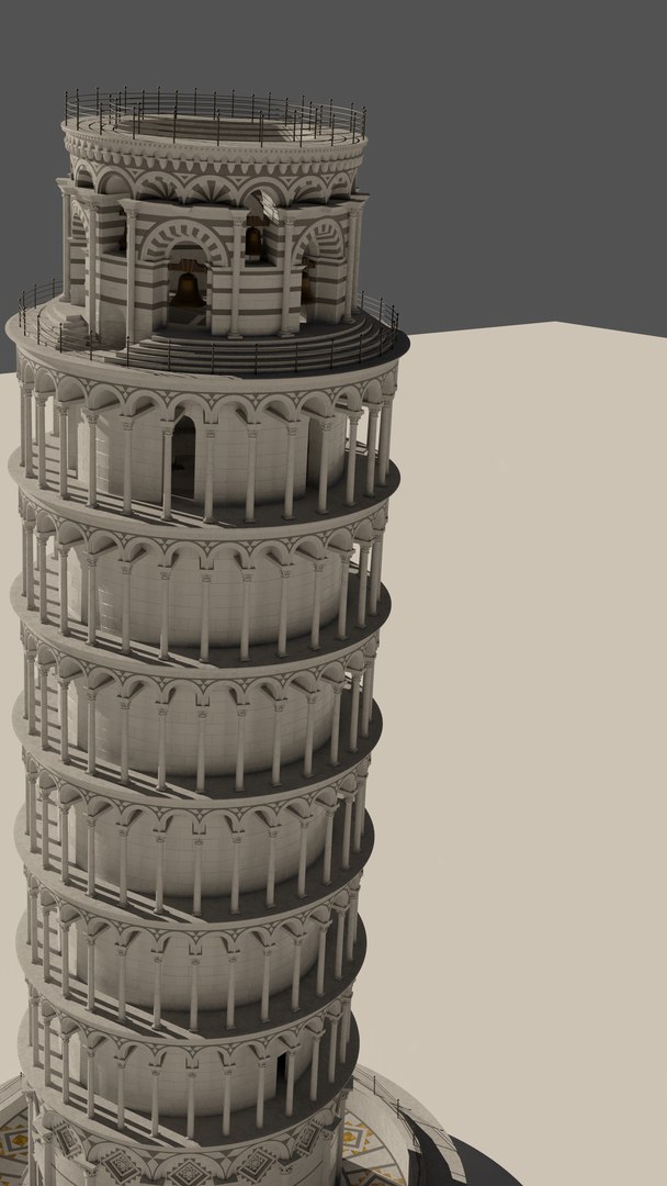 Leaning Tower of Pisa 3D model https://p.turbosquid.com/ts-thumb/rD/6OiF74/PD/0008/png/1639681477/1920x1080/fit_q87/9597f04fc1e5a1d0572f0b23c7857b9212079b8d/0008.jpg