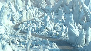 Winter Snow Environments 3D model