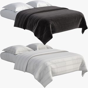 3D Photorealistic Bed 072 model