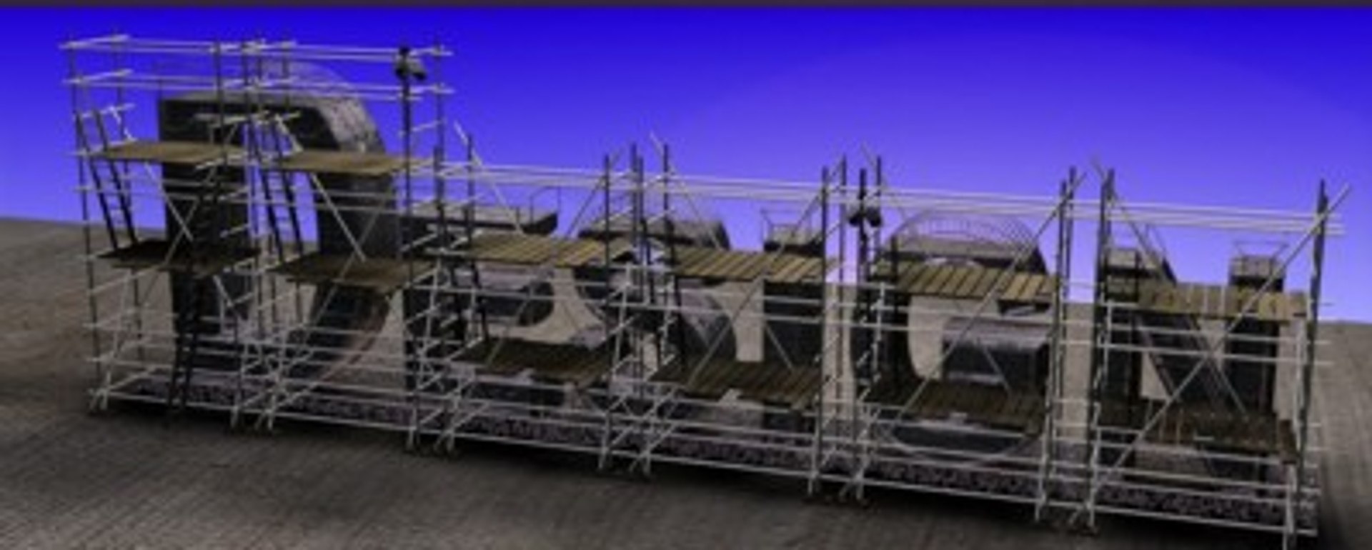 3d Model Scaffolding