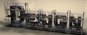 3d model scaffolding
