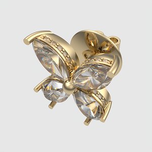 Butterfly-Inspired Stud Earrings JDBCo