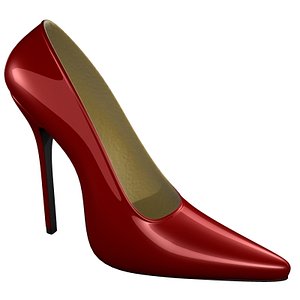 Red High Heel Shoe