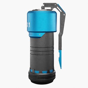 Sci-Fi-Grenade 3D
