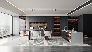 Modern restaurants 3D