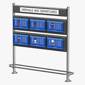 Departure Arrival Screens ON or OFF Clean and Dirty(1)