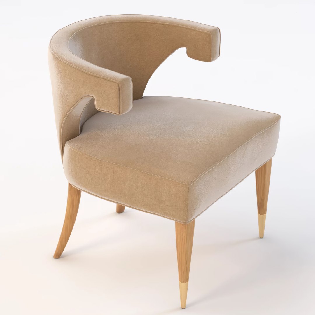 Dering Hall Athena Armchair By Kimberly Denman Model - TurboSquid 2007855
