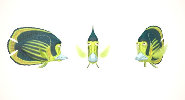 Cartoon fish model - TurboSquid 1152891