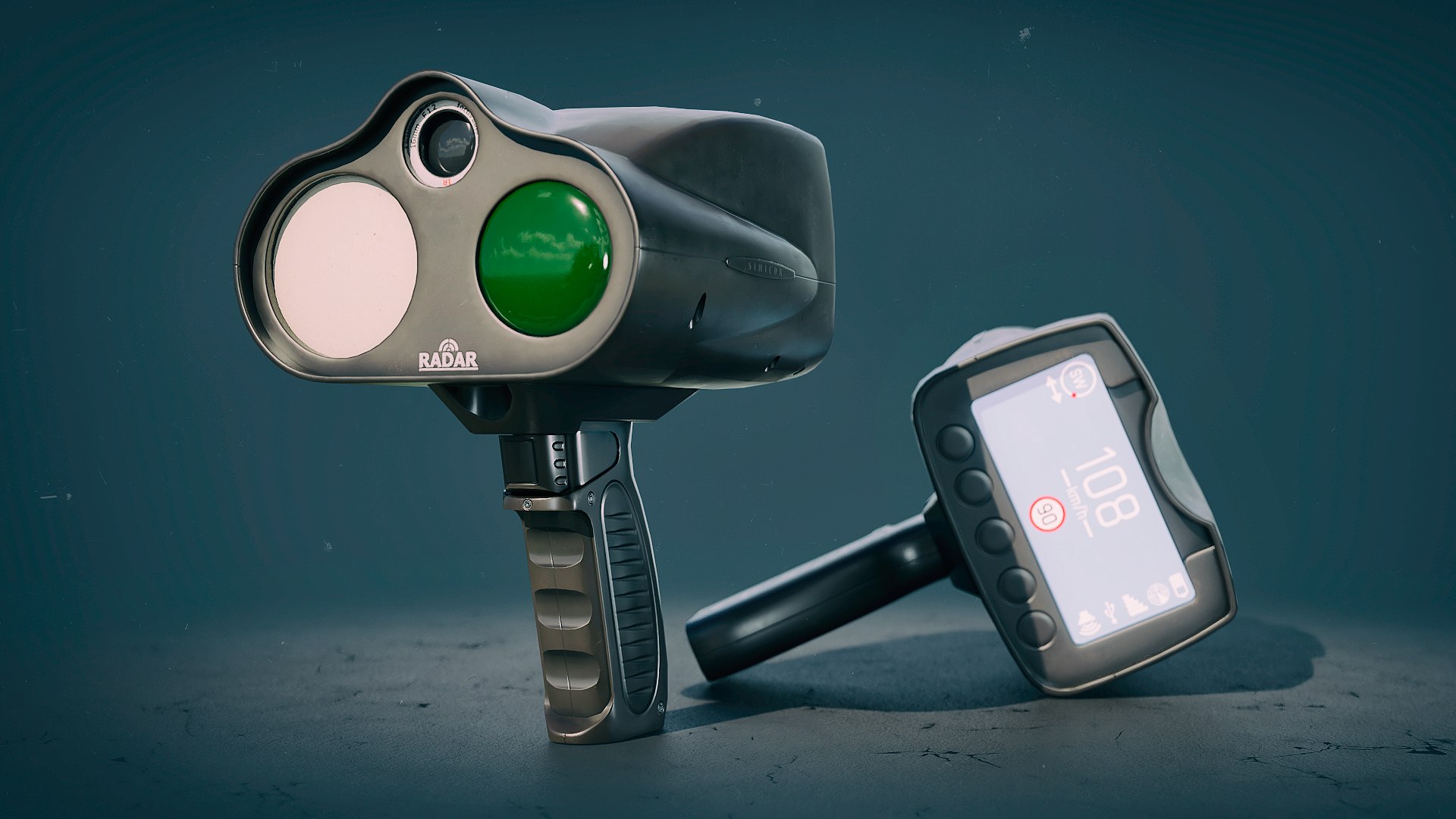 Police Speed Radar Gameready Model - TurboSquid 1548430