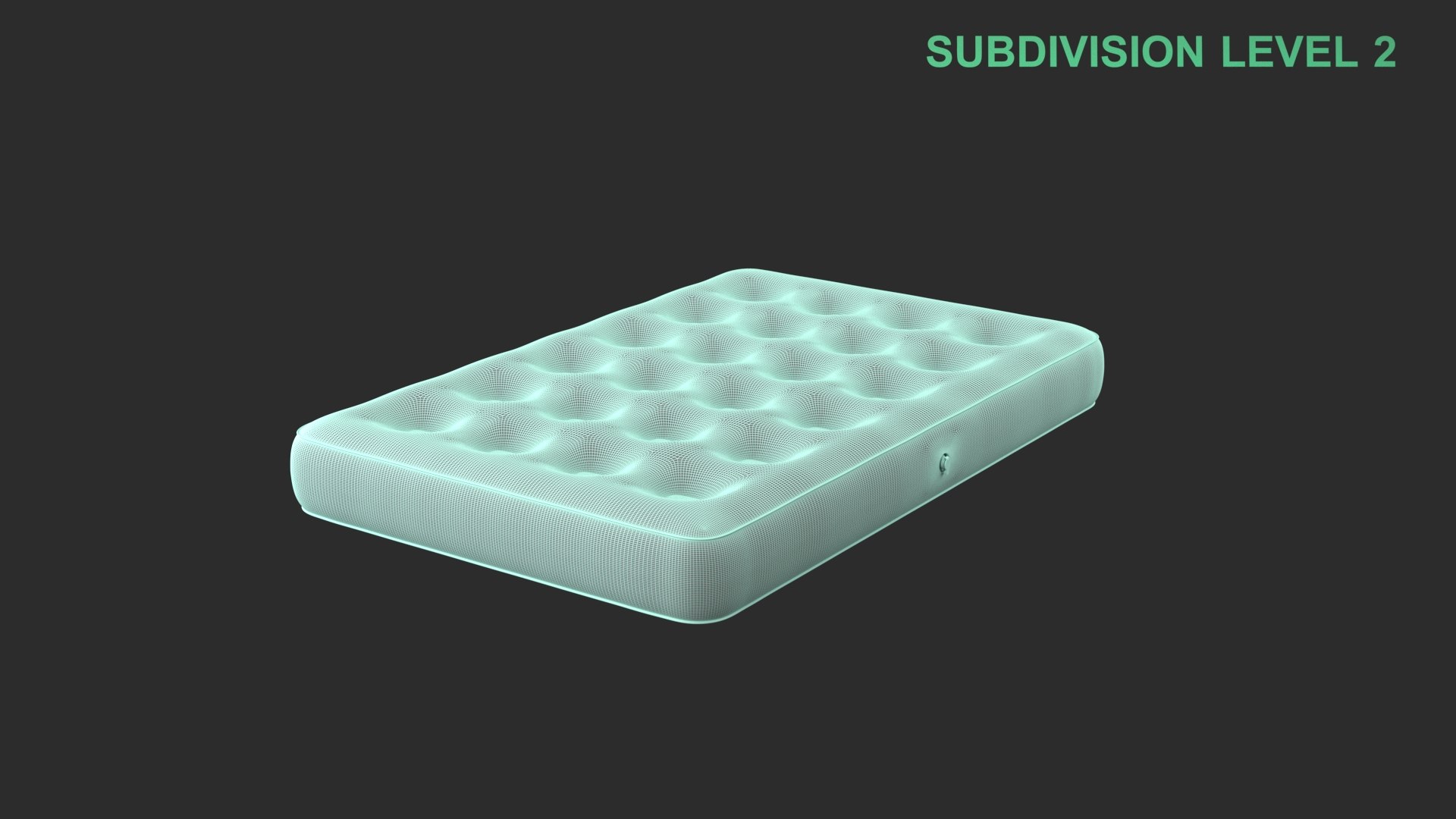 Inflatable Mattress model https://p.turbosquid.com/ts-thumb/rD/e4U3RP/H4/wireframe_0001/jpg/1748799322/1920x1080/fit_q87/9325339532395e1c380d010658cb93a09993154d/wireframe_0001.jpg