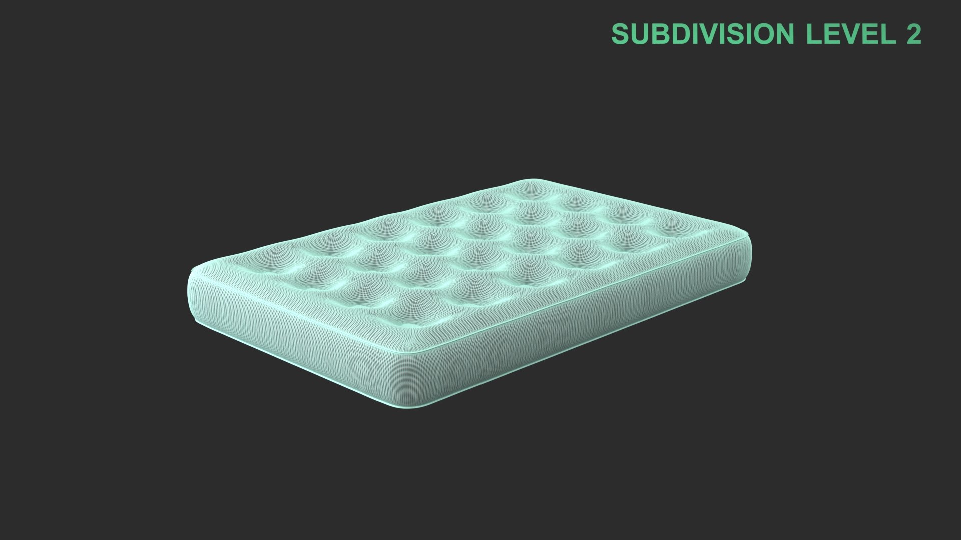 Inflatable Mattress model https://p.turbosquid.com/ts-thumb/rD/e4U3RP/SX/wireframe_0003/jpg/1748799323/1920x1080/fit_q87/be58dde5142ff3e15f36a8e66a6701bad725c256/wireframe_0003.jpg
