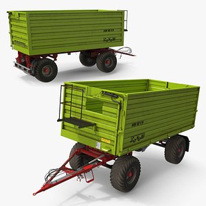 Conow HW 80 V9 Agricultural Dump Trailer Dusty Green