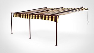 3D awning canopy marquise