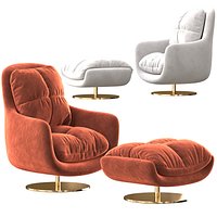 Sophia Swivel armchair