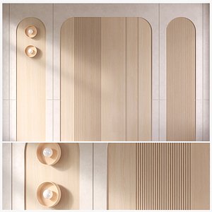 Wall Arc panel 01 3D
