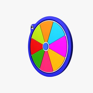 Prize Wheel 3D model