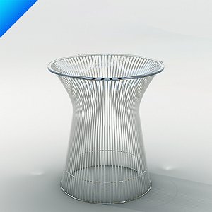 platner table design 3d model