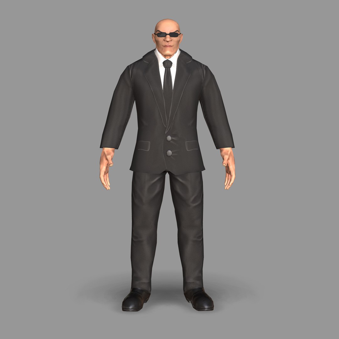 3D Model Bodyguard Guard - TurboSquid 1276235