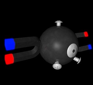 3ds max magnemite pokemon