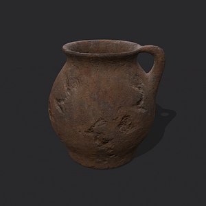 3D medieval chamber pot