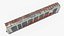 Generic Old Auto Rack Freight Car White