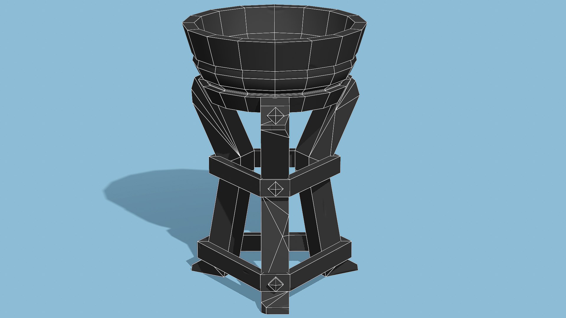 3D Stylized Torch Stand - PBR Game Ready - TurboSquid 2049884